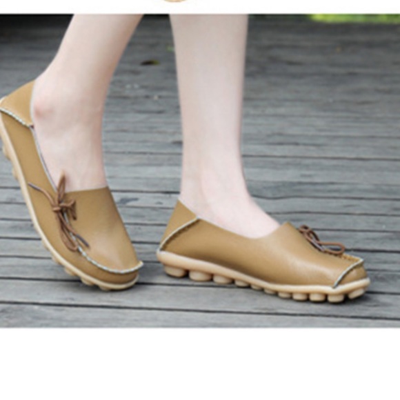 MADISON Brown Cow Print Women NWOT/NEW Fashion Cow Leather Brown Women Loafers:9